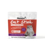 Meowish Lickable Cat Treats 48 Sticks Tuna with Fish Oil Skin and Coat Care Puree Sticks for All Ages Cats 720g 25.39oz No Preservatives or Artificial Additives